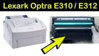 How to Refill Lexmark Optra (( E310 / E312 ))Toner Cartridge ? تعبئه حباره ليكس مارك بنفسك في المنزل