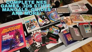 NES Complete In Box Games, 3DS, More Retro Video Games and a Trade with a Viewer!
