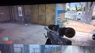 CoD Black Ops sniper scope glitch!!!