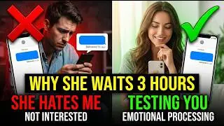 When She Takes 3 Hours to Reply, It Secretly Means THIS | Female Psychology