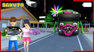 YUTA MIO PANIK 😱‼️ TERROR Anomali BUS EATER di Malam Tahun Baru Sakura  #sakuraschoolsimulator 