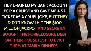 On Thanksgiving Day, my parents gave my sister a cruise package and me a $2 lottery ticket...