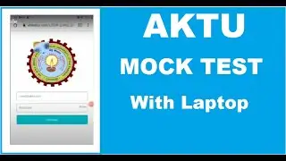 AKTU Mock Test with Laptop