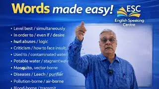 Words Made Easy | Learn English Vocabulary Easily | ESC English Speaking Centre