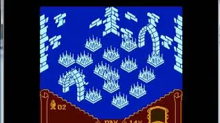 Knight Lore - Atari 8-Bit - emulador Altirra 3.00