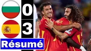Bulgaria vs Espa&ntilde;a (0-3) Resumen y Goles FIFA World Cup European qualifiers