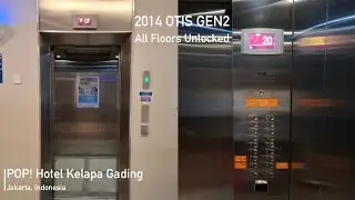 [Broken Keycard Scanner] OTIS GeN2 Elevator at POP! Hotel Kelapa Gading, Jakarta