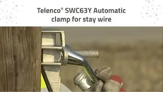 Telenco&reg; SWC63Y Automatic clamp for stay wire