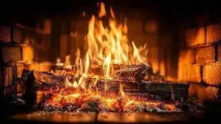 LIVE Rustic Fireplace 4K - 24/7 Crackling Fire for Sleep & Relaxation