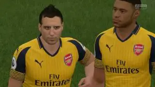 Fifa 17 4k 60fps Man Utd vs Arsenal FA Cup Final