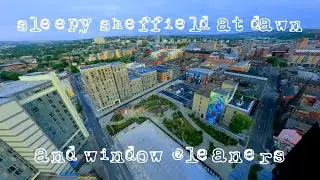 Sleepy Sheffield at Dawn - A Golden Hour FPV Drone Tour