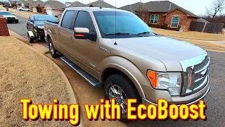 Towing the Copart VW Passat with the 220K Mile F150 EcoBoost + AAR HQ House Update!