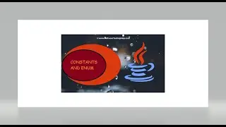 13th video of java programming || Constants in java || enum keyword