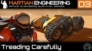 Martian Engineering E3: Treading Carefully | Klangscavator Track Chassis | Space Engineers Survival