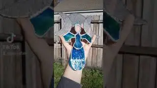 Triple Moon Goddess Stained Glass Art Custom Order!