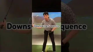 Correct Downswing SEQUENCE‼️ #golfswing #golflesson