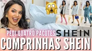 PROVANDO COMPRAS SHEIN 🤑🙀| Comprinhas Shein de Roupas, acessórios, Bolsas e Bota Shein