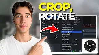 How To Crop And Rotate OBS Inputs Tutorial 2026