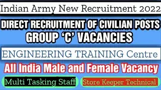 Army 815 COMBAT ENGINEERING TRAINING CAMP New Recruitment 2022 | Defence Offline Form | SKT | MTS