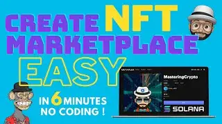 Creating Solana NFT Marketplace (trading platform) in 6 minutes! (no coding)
