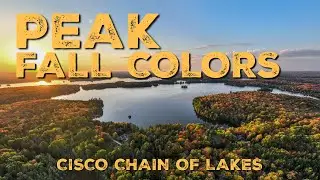 Fall Color Flights Over the Cisco Chain of Lakes