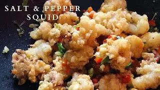 Chinese Salt and Pepper Squid | Fried Calamari Recipe | ASMR