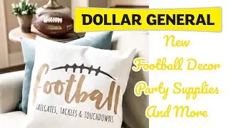 New Dollar General Football Decor #dollargeneral #footballseason 