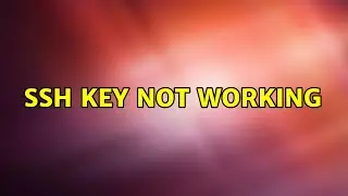 SSH Key not working (2 Solutions!!)