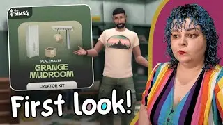 The Sims 4 New Grange Mudroom Kit 🧺 | First Look + Build!
