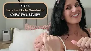 Faux Fur Comforter Set Review | Cozy Winter Bedding On Amazon #bedding 