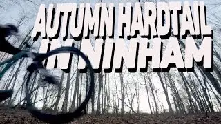 Autumn Hardtail Riding MTB in ninham