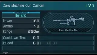 GBO2) Zaku Machine Gun Custom (LV1)
