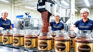 INSIDE A HIGH-TECH FACTORY MAKING INSTANT COFFEE VALUED AT OVER US$30,000/KG (FULL PROCESS)