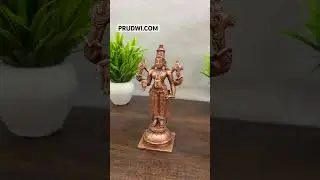 Tirupati Balaji copper idol by prudwi.com | lord vishnu #balaji #tirupatibalaji #lordvenkateswara