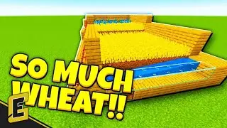 How to Make an Automatic Wheat Farm (SUPER QUICK MINECRAFT TUTORIAL)