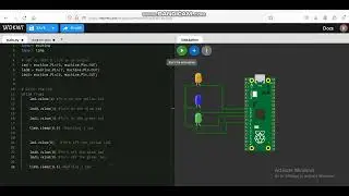 Raspberry Pi Pico on Wokwi || python