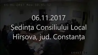 06 11 2017 sedinta CL Hirsova