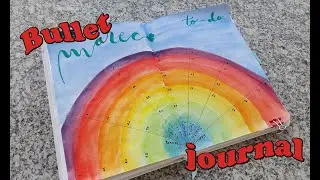 Colourful Bullet Journal 🌈 Rainbow Bullet Journal Theme
