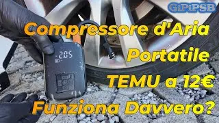 Compressore d'aria portatile di TEMU per Auto, Moto, biciclette e Monopattini a soli 12&euro; Funzioner&agrave;?
