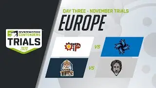 OTPog vs Ex Oblivione & Angry Titans vs Old and Bored | Overwatch Contenders Trials EMEA Day 3