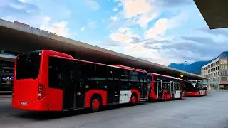Chur Public Transportation: Local Buses & City Train in Switzerland (Unedited)