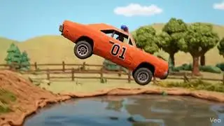 Claymation Rosco Car morphs into General Lee!