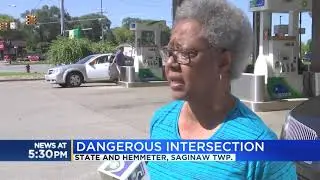 Dangerous intersection in Saginaw Township