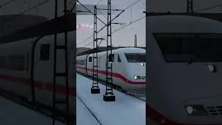 The ICE high-speed train takes on winter! Winter Scenario in Train Sim World 5!