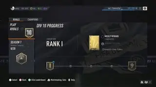 FIFA 23 FUT Rivals Season 1 Division 10 (PS5) Division Rivals * First Game * A new season begins *