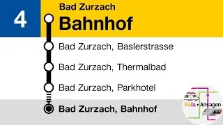 Postauto Ansagen | 4 Bad, Zurzach, Bahnhof - Friedhof | Zurzibus | BoJa Ansagen