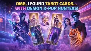 О боже&hellip; Я нашла карты Таро &laquo;Охотники на демонов K-Pop&raquo; 😭🔮