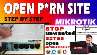 How to Open and Block Unwanted Sites in Mikrotik router in hindi techlogic tariq