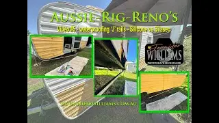 Caravan J-Rail Waterproofing Silicone vs Sikaflex - Millard 1977 Aussie Rig Renos