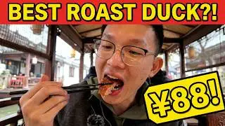 介绍杭州美食！开炉烤鸭 ｜东坡肉｜葱香烤肉｜黄花炒菜｜餐厅里居然还有船？不吃会后悔！Introducing Hangzhou Local Food| Must try in Hangzhou!!